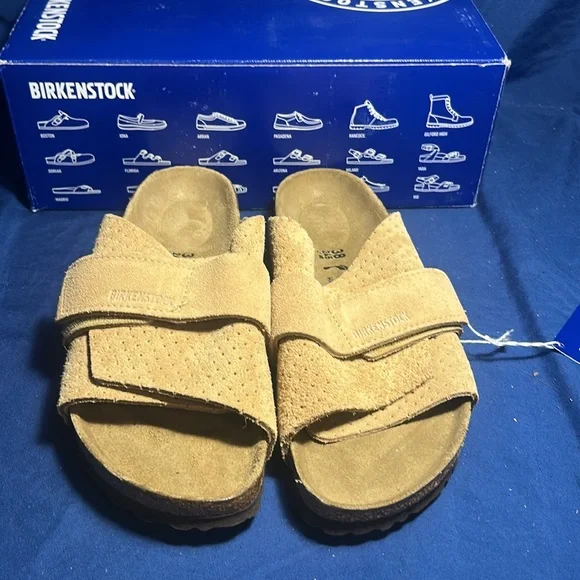 Birkenstock- Madrid, dotted tan, Velcro, 7 women - Picture 2 of 5